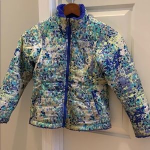 Girls North Face reversible winter jacket